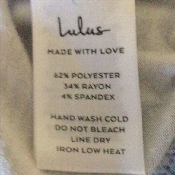 Lulu’s Blue And Ivory Tie Dye Open Back Reversible Long Sleeve Crop Top… - Picture 12 of 14